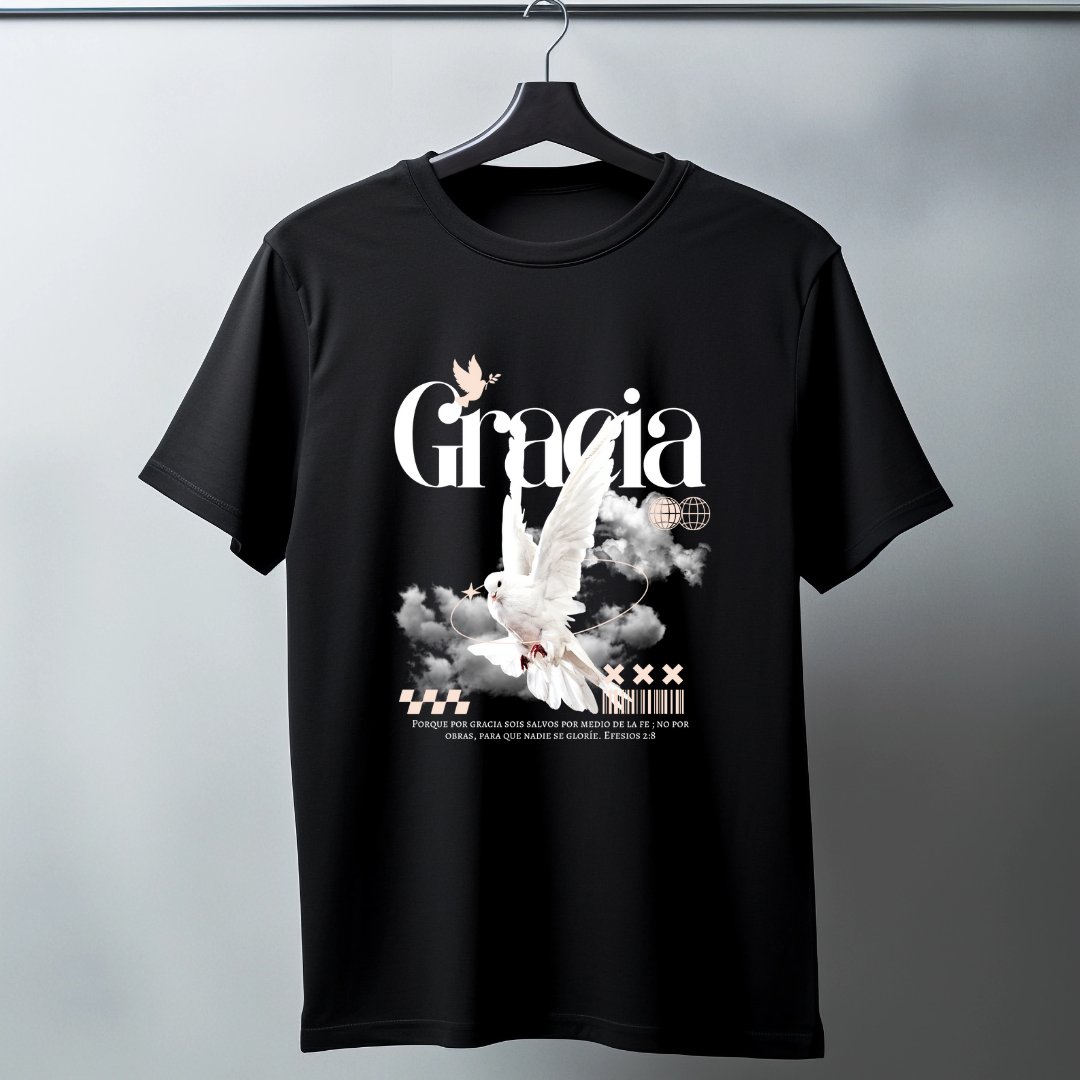Camiseta Cristiana Oversized Gracia