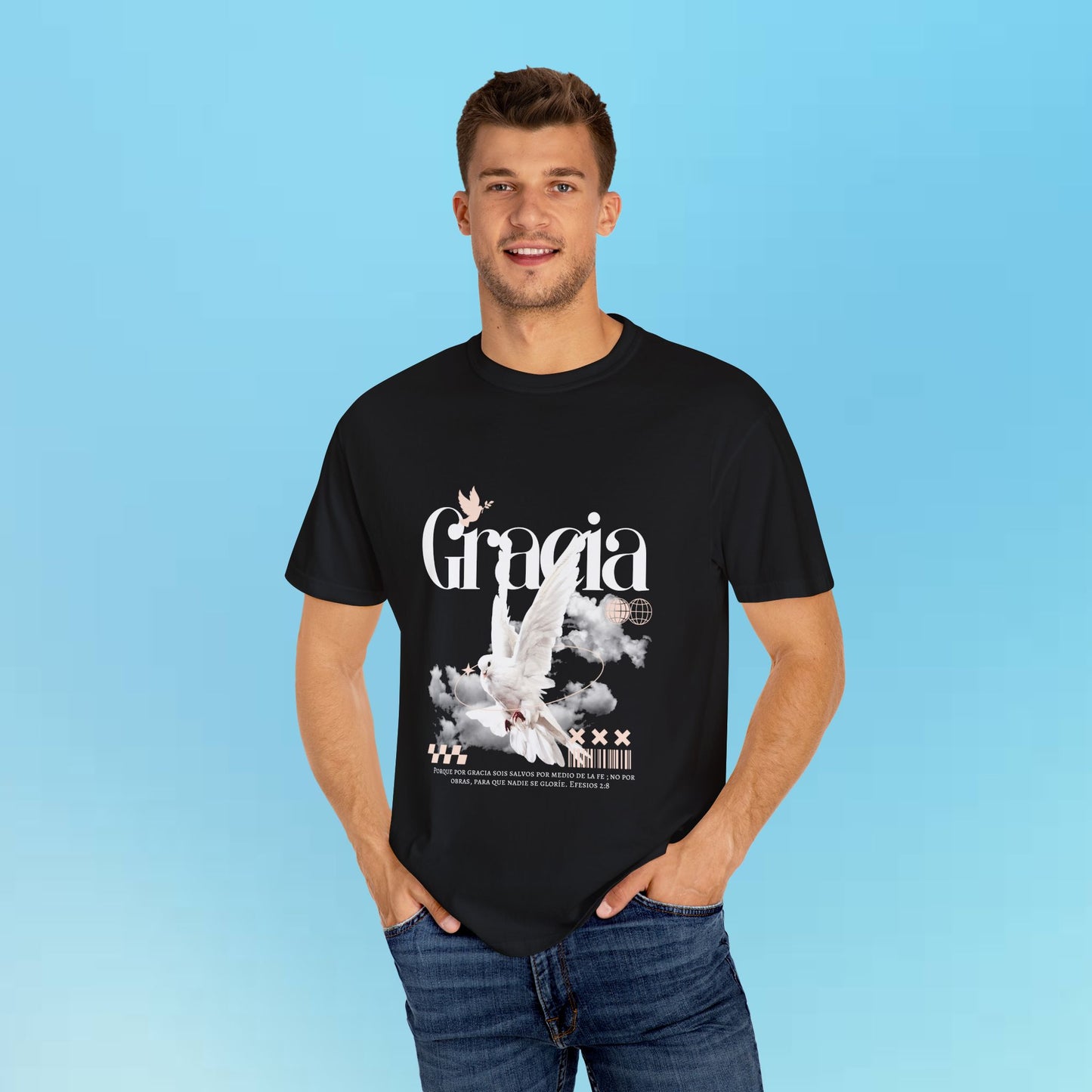 Camiseta Cristiana Oversized Gracia